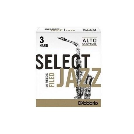 Трости для саксофона альт DAddario RSF10ASX3H Select Jazz