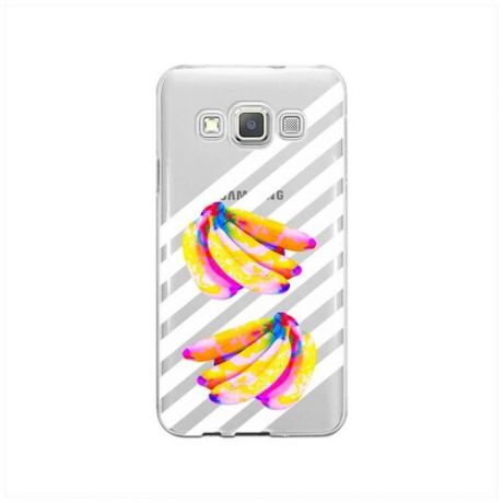 Силиконовый чехол "губы разноцветная помада" на Samsung Galaxy A3 / Самсунг Галакси А3