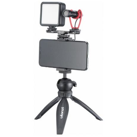 Комплект Ulanzi Smartphone Video Kit 5 для блоггера (трипод, держатель, микрофон, осветитель)