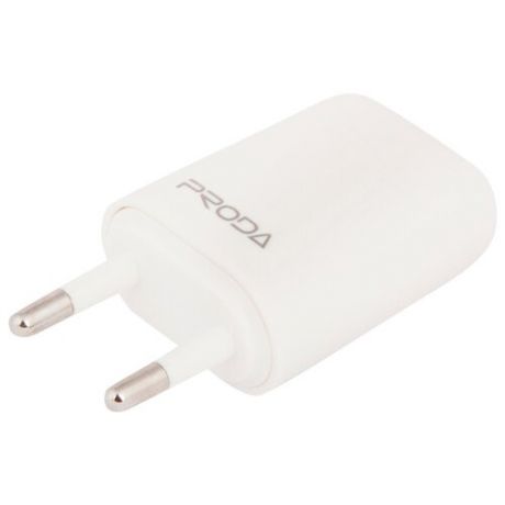 Сетевое зарядное устройство Proda Wall Charger 1 USB RP-U11, белый