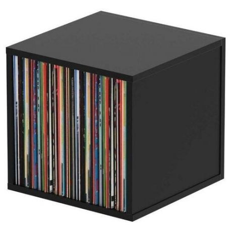Glorious Record Box Black 110 подставка, система хранения виниловых пластинок 110 шт. , цвет чёрный