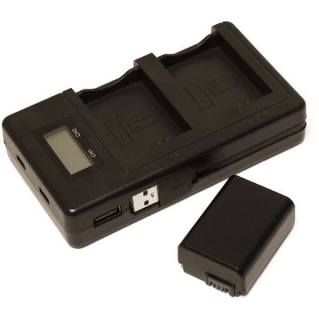 Аккумулятор NP-FW50 для фотокамер Sony Alpha A6500, A6300, A6000, A5000, A3000, NEX-3, A7, 7R, A7R, A7R II + зарядное устройство