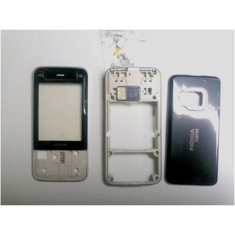 Корпус Nokia N81 черно-серебристый