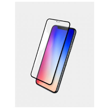 Защитное стекло для iPhone XR/11 с черными рамками Brera