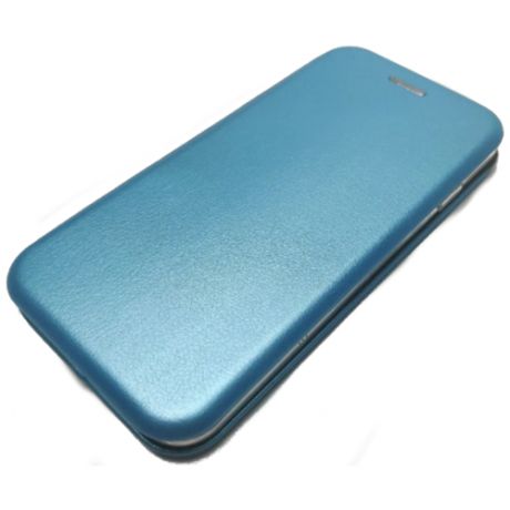 Чехол книжка бирюзовый цвет с магнитным замком для Iphone 8 / iPhone 7 / iPhone SE 2020 с подставкой для телефона и кармана для карт или денег