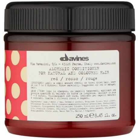 Davines Alchemic Red Conditioner - алхимик Красный кондиционер 250 мл