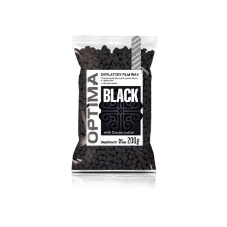 Пленочный воск для депиляции в гранулах OPTIMA «BLACK», 800 гр.