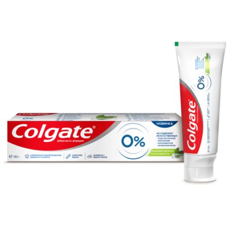 Зубная паста COLGATE Zero Бодрящая свежесть, 130 г