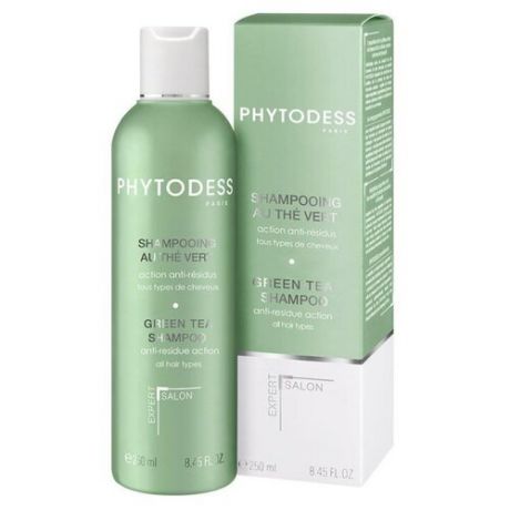 Шампунь с зеленым чаем гоубокое очищение для всех типов волос PHYTODESS SHAMPOOING AU THE VERT