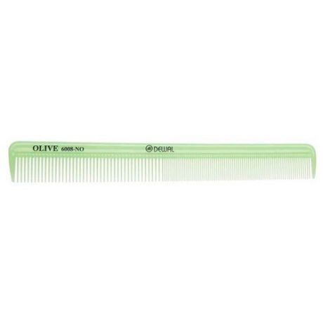Dewal Professional OLIVE - Деваль Олива Расческа рабочая комбинированная, узкая, зеленая 21,5 см CO-6008- OLIVE -