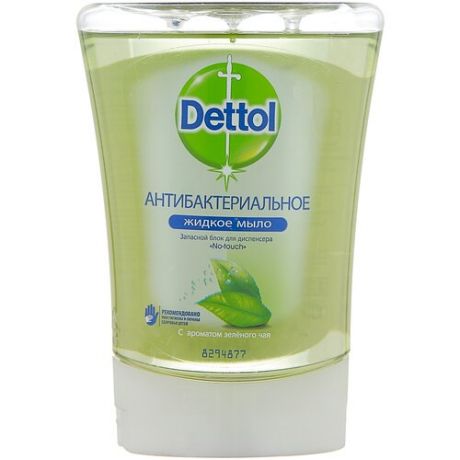Жидкое мыло Dettol с ароматом зелёного чая и имбиря запасной блок 250 мл - Reckitt Benckiser