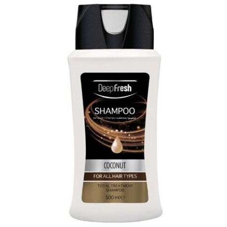 Увлажняющий шампунь для волос Deep Fresh восстановление и питание с экстрактом кокоса 500 мл.
