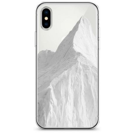 Силиконовый чехол "Отражение горы" на Apple iPhone XS Max (10S Max) / Айфон Иск Эс Макс