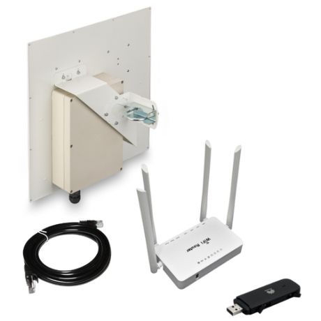 Комплект усиления сигнала интернет 3G/4G для дачи с антенной KAA20-1700/2700 BOX MIMO