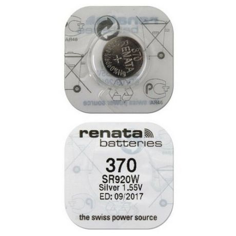 Renata Батарейка Renata SR920W 370 BL10, 10шт