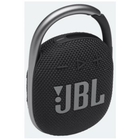 Портативная акустическая колонка JBL Clip 4, цвет - черный, звуковая мощность - 5 Вт