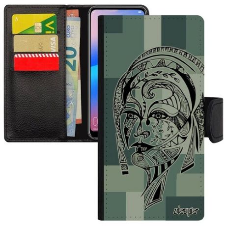 Защитный чехол-книжка на // Samsung Galaxy S21 // "Портрет женщины" Стиль Fleur, Utaupia, цветной