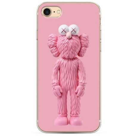 Силиконовый чехол "KAWS pink doll" на Apple iPhone 8 / Айфон 8