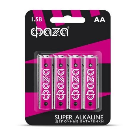 Батарейка ФАZA AA/LR6 Super Alkaline, 12 шт.