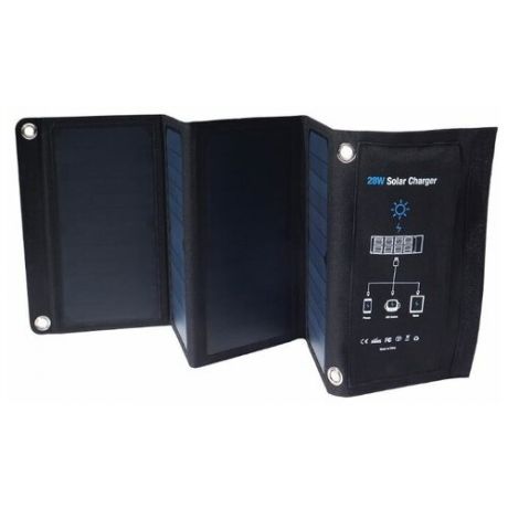 Портативная раскладная солнечная панель Solar Charger SunPower 28Вт 28W