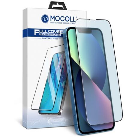 Защитное стекло MOCOLL полноразмерное матовое 2.5D для iPhone 13 mini (серия Rhinoceros)