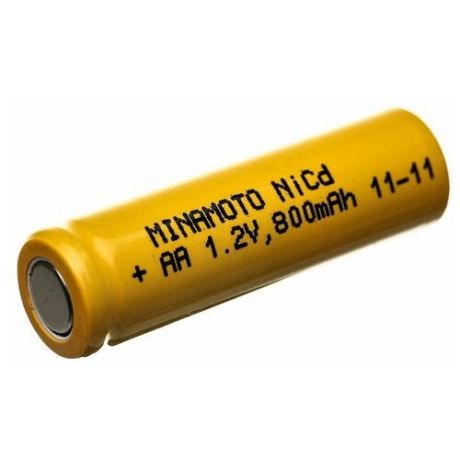 Аккумулятор MINAMOTO ME-800AA, NiCd, 1,2 В, 800 мАч