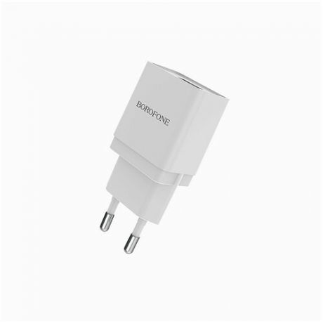 Сетевое зарядное устройство Borofone BA19A Nimble USB (белое)