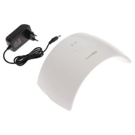 Лампа для гель-лака LuazON LUF-20, LED, 15 диодов, 24 Вт, таймер 2 режима, USB, белая Luazon Home 38 .