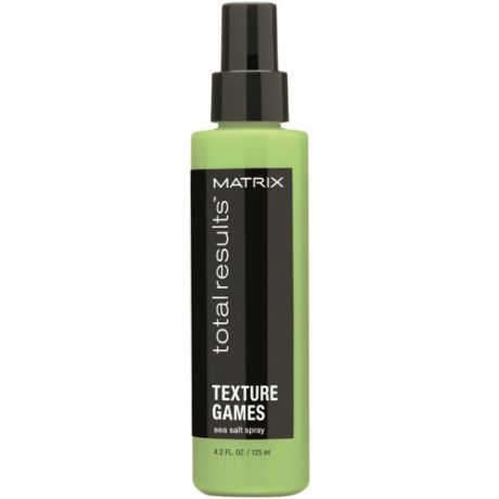 Matrix Total Results Texture Games Rock It Texture Sea Salt Spray, 125 мл Спрей для непослушных волос, 125 мл