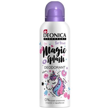Детский дезодорант DEONICA for Teens Magic Splash, 125 мл
