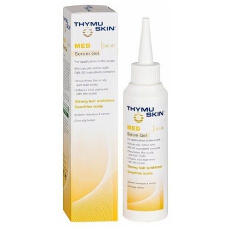 Thymuskin Med Гель-сыворотка против выпадения волос (для чувствительной кожи головы и при сильном выпадении), 100 мл