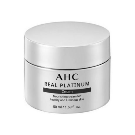 AHC real platinum cream - Антивозрастной питательный крем с платиной