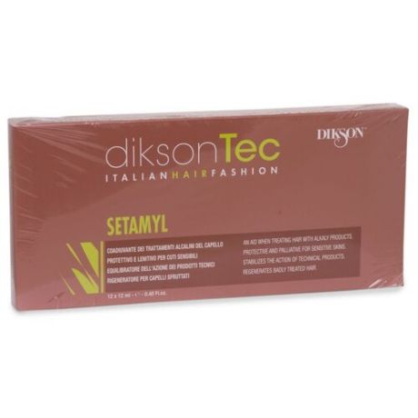 Dikson Setamyl Ампульное средство при любой щелочной обработке волос