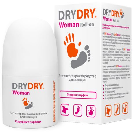 Dry Dry Woman Roll-on антиперспирант для женщин, 50 мл