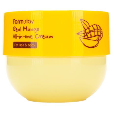FarmStay Крем многофункциональный с экстрактом манго - Real mango all-in-one cream, 300мл