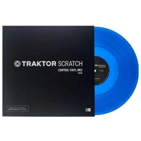 Пластинка Native Instruments Traktor Scratch Pro Control Vinyl Blue Mk2