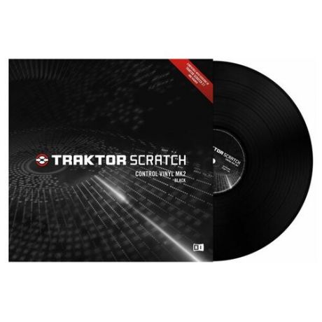 Пластинка Native Instruments Traktor Scratch Pro Control Vinyl Black Mk2