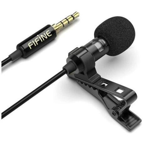 Петличный микрофон Fifine C1 (Black)
