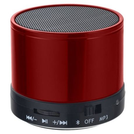 Perfeo PF-5211 CAN BLUETOOTH-колонка/FM/MP3/MICROSD/AUX/3Вт красная .