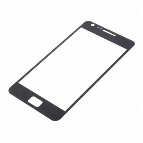 Стекло модуля для Samsung i9100 Galaxy S II / i9105 Galaxy S II Plus, черный AAA
