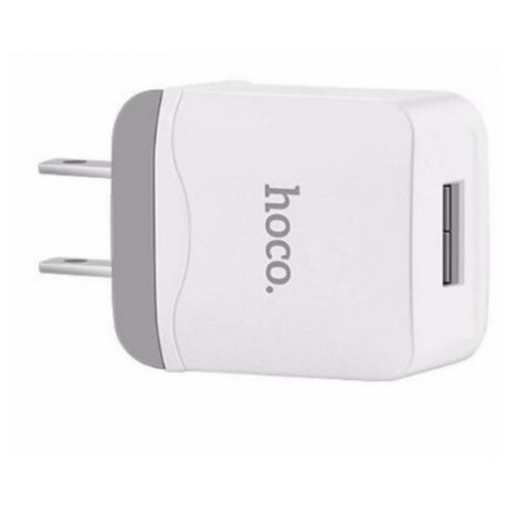 Зарядное устройство Hoco C22 2.4 A (Вилка US) (white)