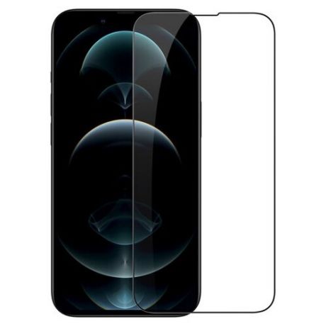 Защитное закаленное стекло для телефона iPhone 13 и 13 Pro с черной рамкой, 2,5D Full Glue