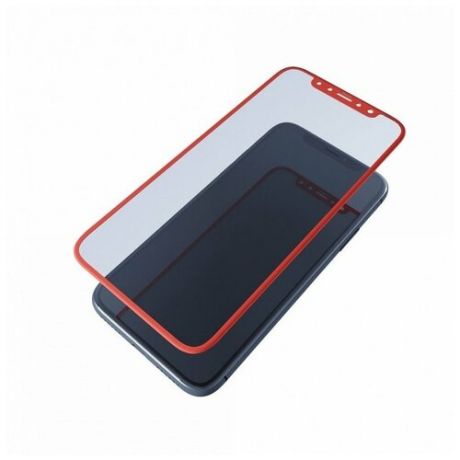 Противоударное стекло 2D для Apple iPhone 6 Plus / iPhone 6S Plus (полное покрытие), красный, глянцевое