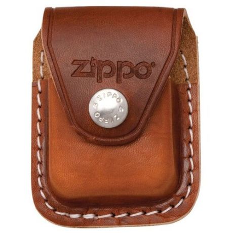 Чехол для Zippo коричневый (с клипсой)
