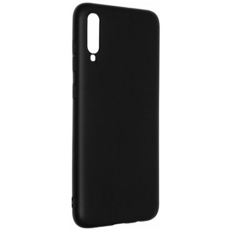 Силиконовый чехол TPU Case матовый для Samsung A70s черный