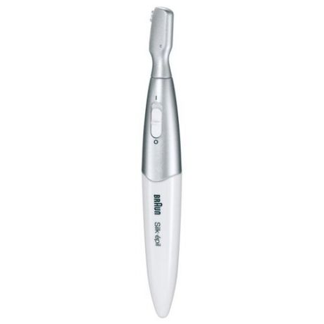 Эпилятор Braun FG1100 SilkFinish скор.1 насад.4 от аккум. белыйсеребристый