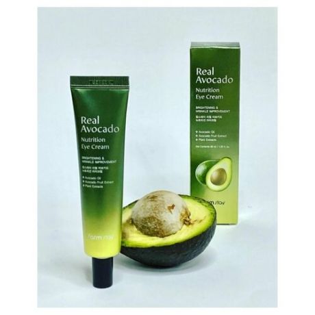 FarmStay Питательный крем для век с маслом авокадо Real Avocado nutrition eye cream