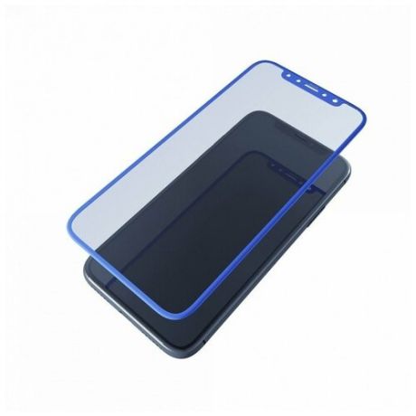 Противоударное стекло 2D для Sony H3113 Xperia XA2/H4113 Xperia XA2 Dual (полное покрытие), синий