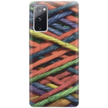 Силиконовый чехол на Samsung Galaxy S20 FE / Самсунг С20 ФЕ с принтом "Кисть и краска