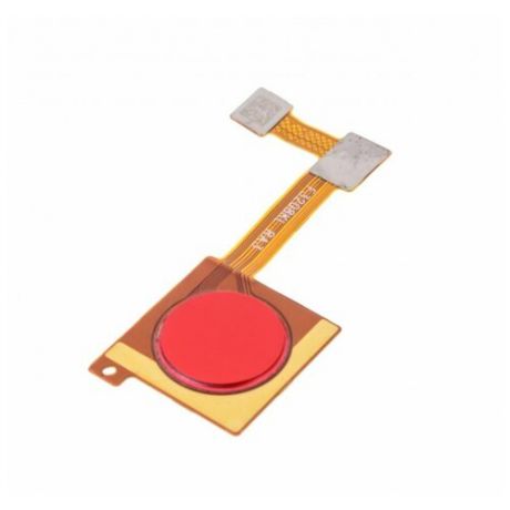 Шлейф для Xiaomi Mi A2 / Mi 6x + сканер отпечатка пальца, красный